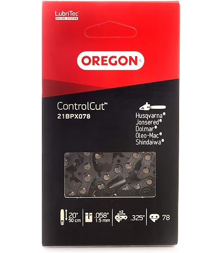 Oregon Type 21 LPX Chain, 78 Drive Links- Super 20 Chisel chain